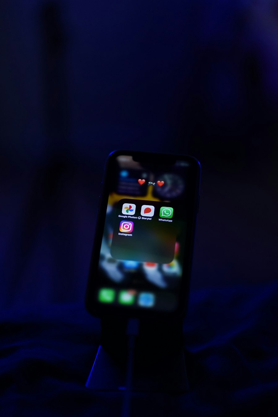 Mobile site on a phone